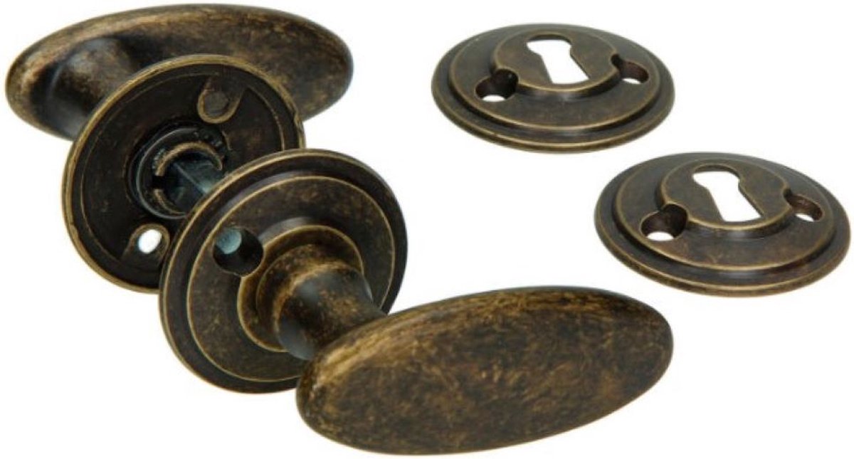 Yale Alysaa BB deurklinkset op rozet 50mm messing