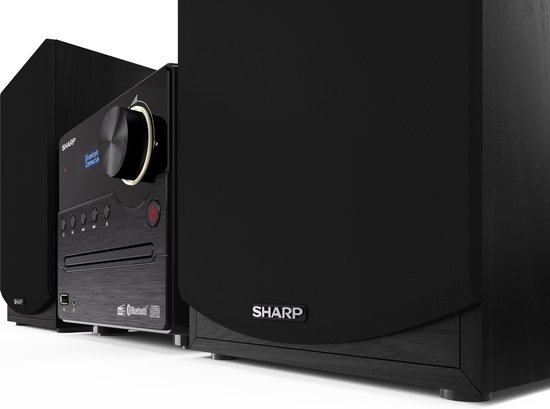 Sharp XL-B517D Home audio-microsysteem Zwart van Sharp — afbeelding 4