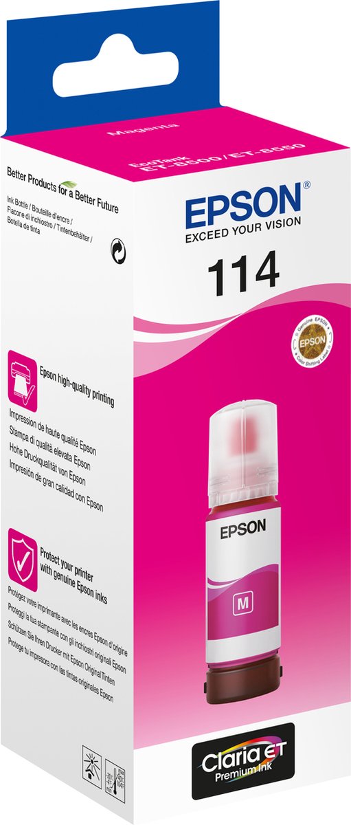 Epson 114 Inktflesje Magenta