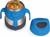Pot à déjeuner isotherme b.box | Gobelet facile à ouvrir pour les tout-petits | Acier inoxydable à double paroi, garde les Nourriture jusqu'à 7 heures, au chaud jusqu'à 5 heures | 335ml/11