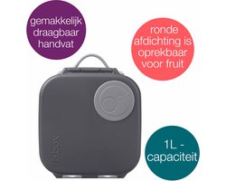 b.box Mini boîte à lunch | Boîte Bento à 3 compartiments (dont 2 étanches) | Idéal pour les tout-petits, déjeuners et Snacks pour les Enfants | Pour un fruit Heel | Sans BPA