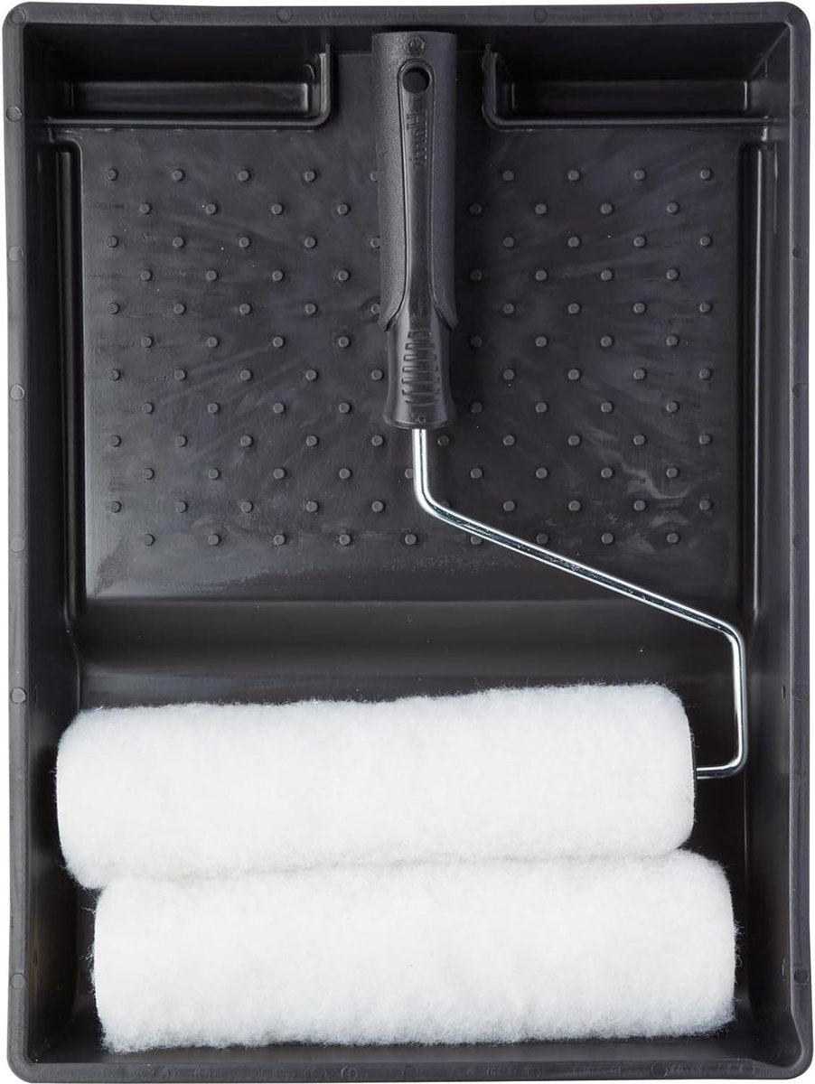 Essentials wand- en plafondset 9 inch met lade en frame - 2 rolmouwen Verfpad