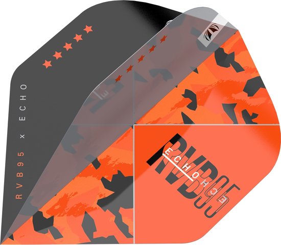Target Raymond van Barneveld Echo Dartflights - Grijs van Target — afbeelding 4