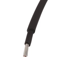 Zwarte Zonnekabel voor Fotovoltaïsche Systemen 6mm² - SOLARFLEX-X H1Z2Z2-K Gemaakt in Duitsland - 1m | fotovoltaïsche zonnekabel | Solarkabel | UV-bestendig, flexibel, Fotovoltaïsche Kabel, PV Kabel, Solar Verbindingskabel voor Zonnepanelen