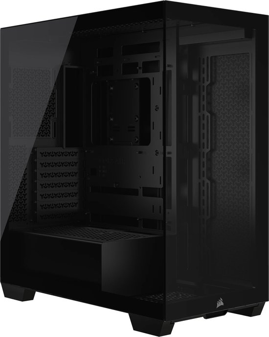 CORSAIR 3500X - PC-behuizing - Midtowermodel - ATX - EATX - Micro-ATX - Mini-ITX - Gehard Glas - Zwart