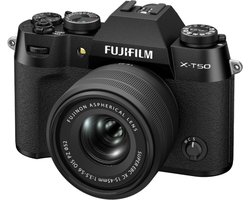 Fujifilm X-T50 - Systeemcamera - + XC15-45mm lens - Black