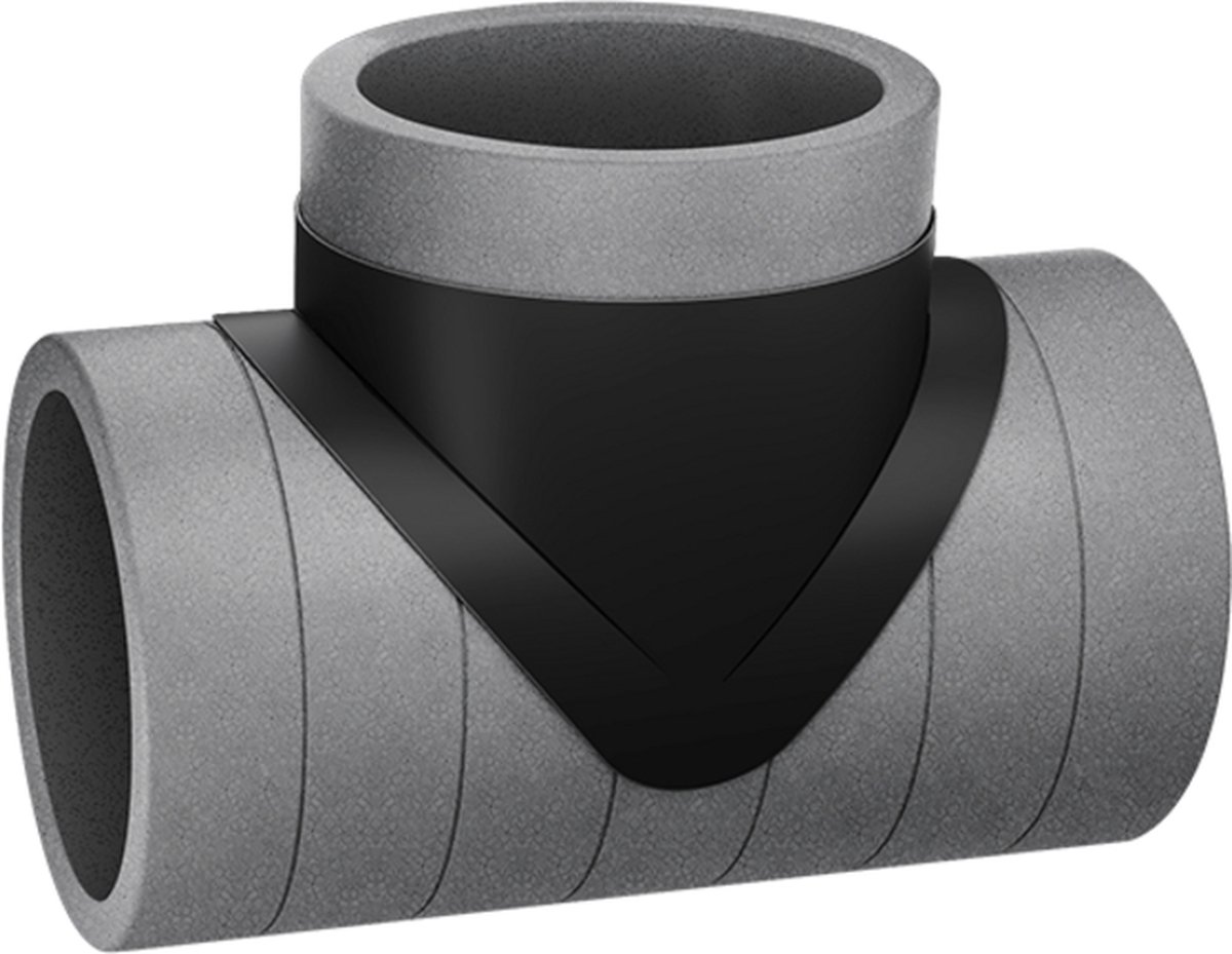 Geïsoleerd T-stuk EPS diameter 200mm