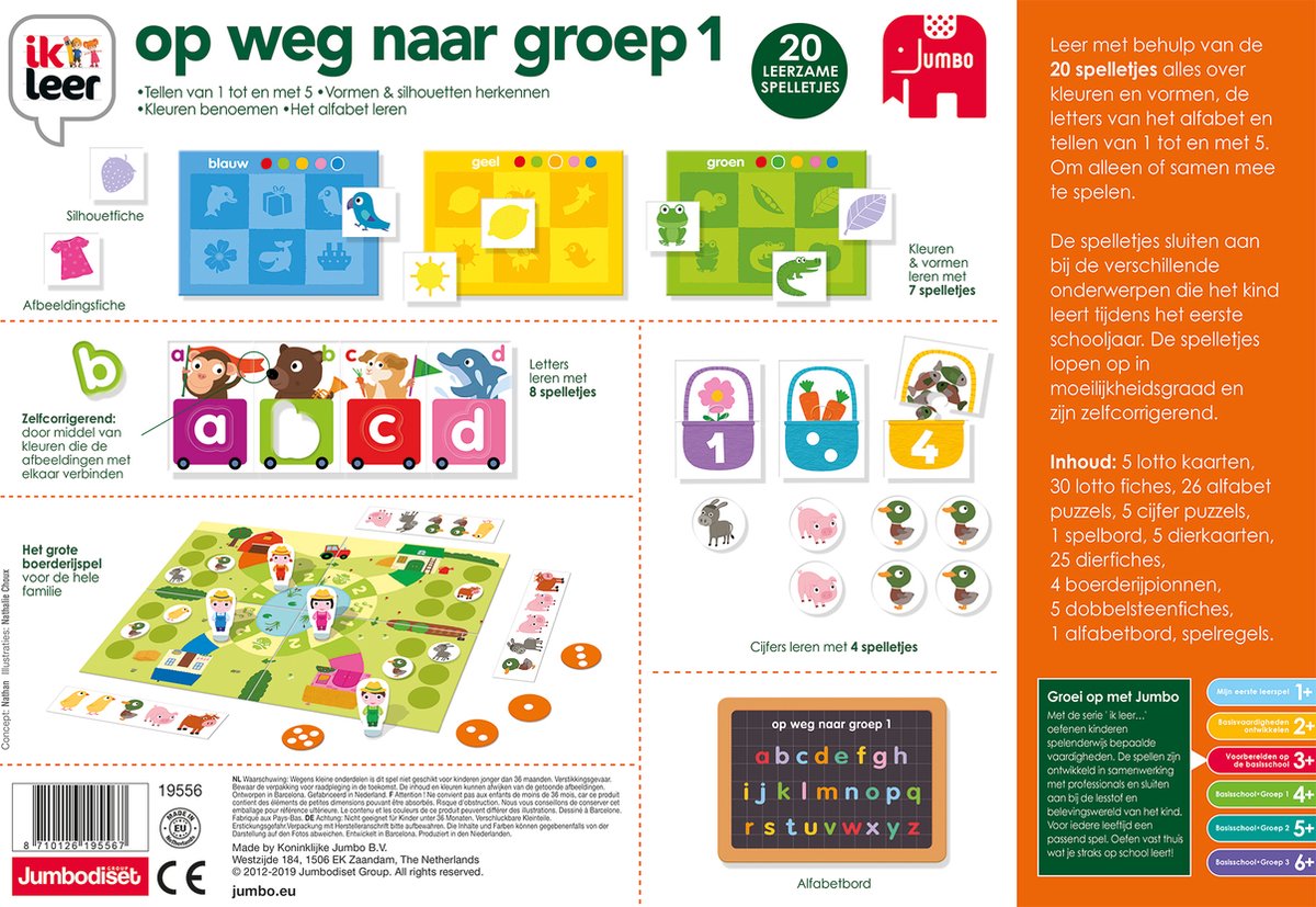 Jumbo - Ik Leer - Op Weg Naar Groep 1 - Educatief spel - Vanaf 3 jaar — afbeelding 16