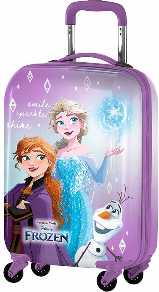 Disney Frozen Trolley, Smile, Sparkle, Shine - 51 x 34,5 x 20 cm - Hardcase