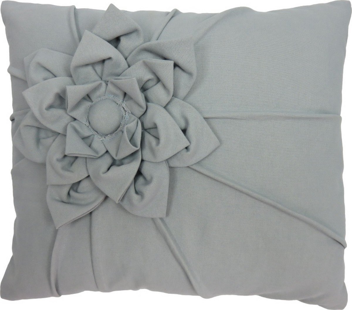 Linen & More Clare Silver | 35 X 42 | Sierkussen Voor Woonkamer Of Slaapkamer zilver