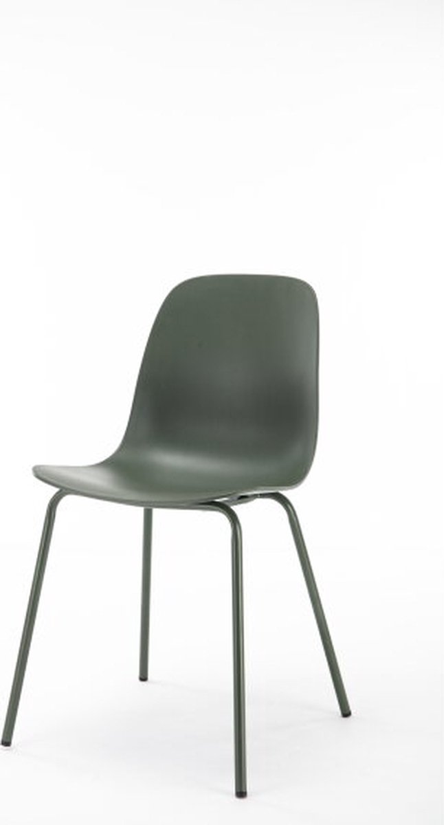 Eetkamerstoel Whitby - Olijfgroen - eetkamerstoelen set van 4