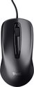 Trust Carve - Bedrade Muis - Optisch - USB - Zwart