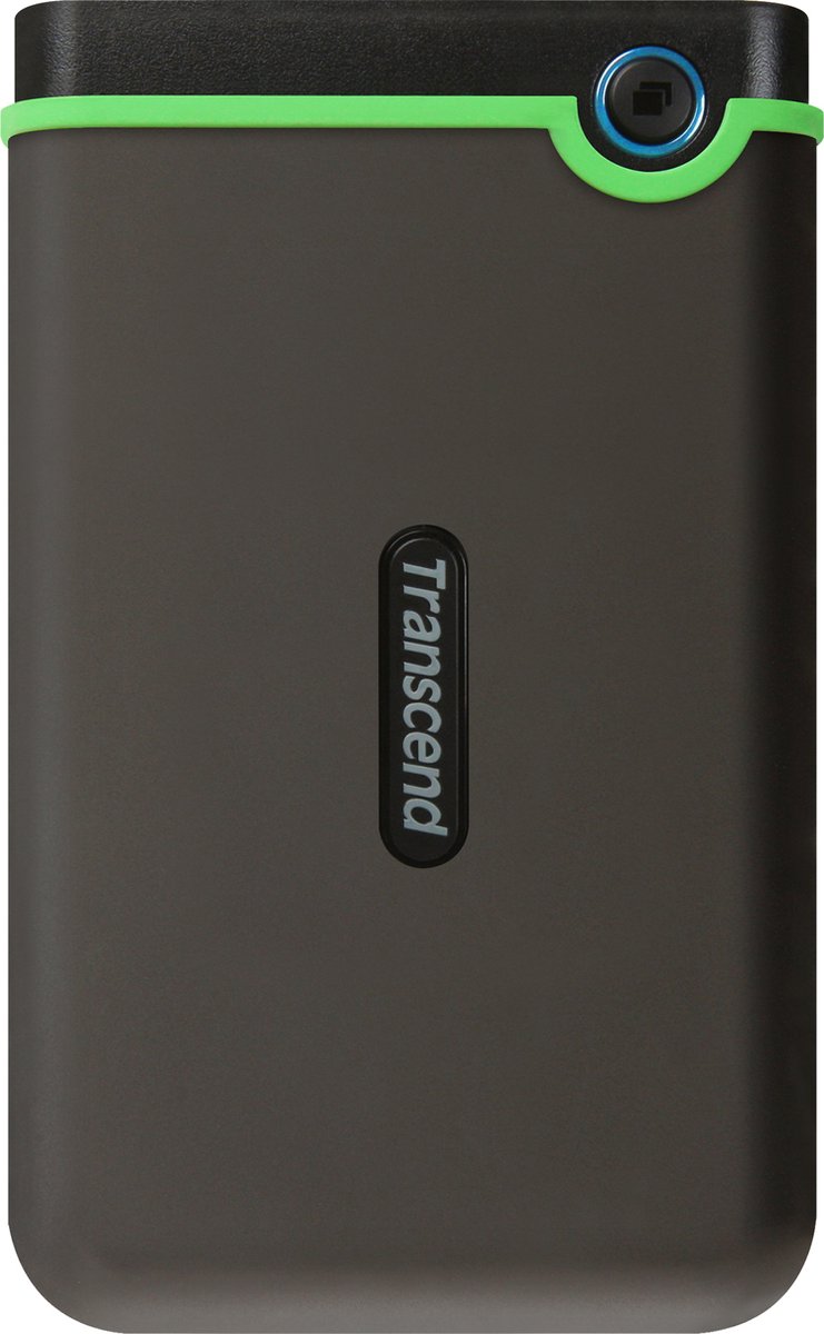 Transcend StoreJet 25M3 - Vaste schijf - 4 TB - extern (draagbaar) - 2.5 - USB 3.1 Gen 1 - AES - ijzergrijs