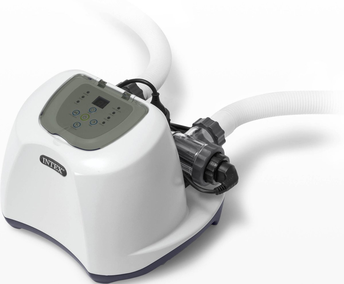 Intex Krystal Clear zoutwatersysteem 12 Volt 56.800 liter wit