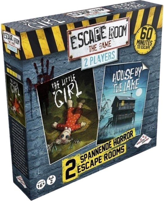 Escape Room The Game voor 2 spelers - Horror editie - Breinbreker - Ontsnap binnen de tijd