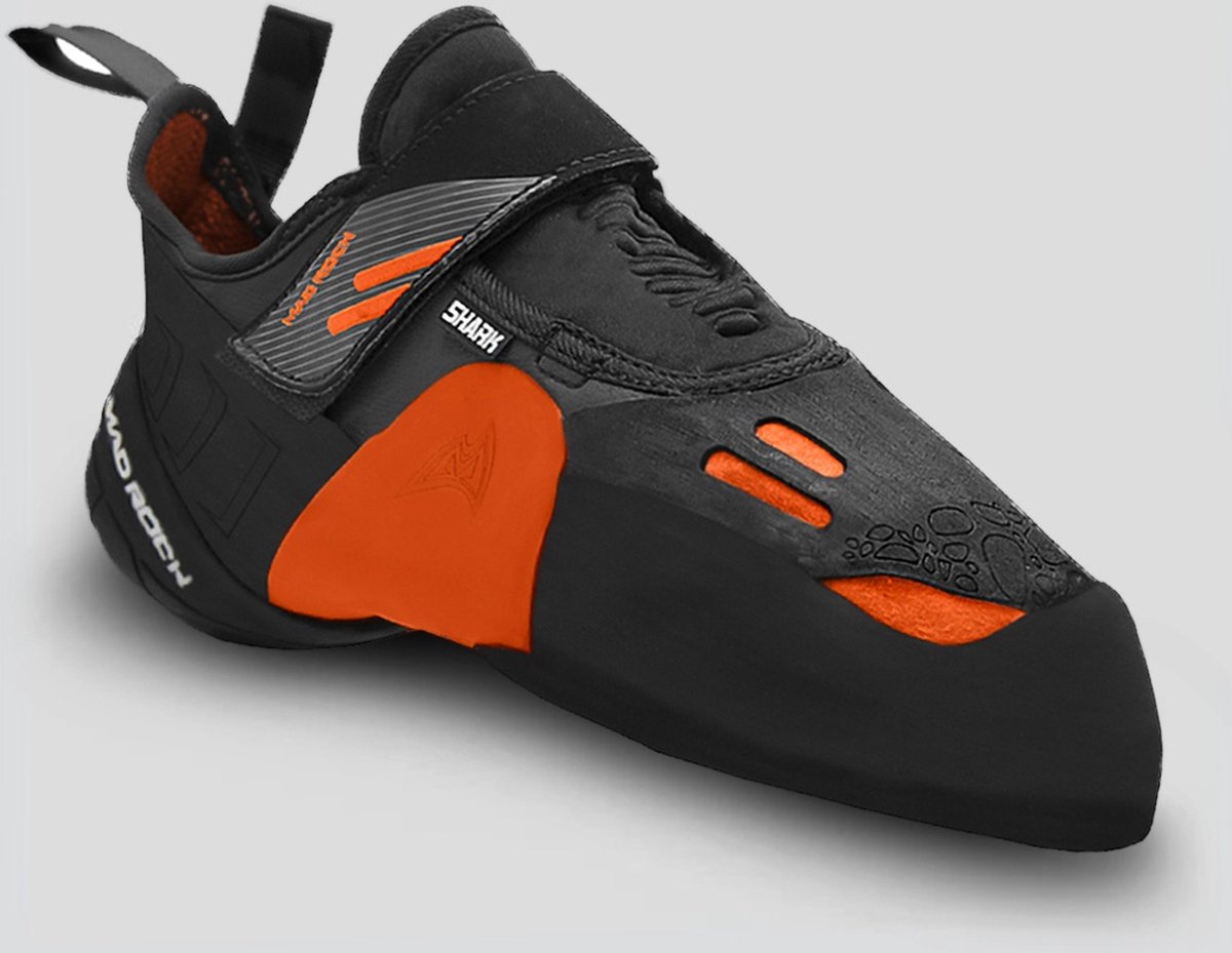 Mad Rock - Shark 2.0 - Klimschoen - Boulderschoen EU maat 37.5 - Slip-On Design met Power Strap - Vegan Friendly