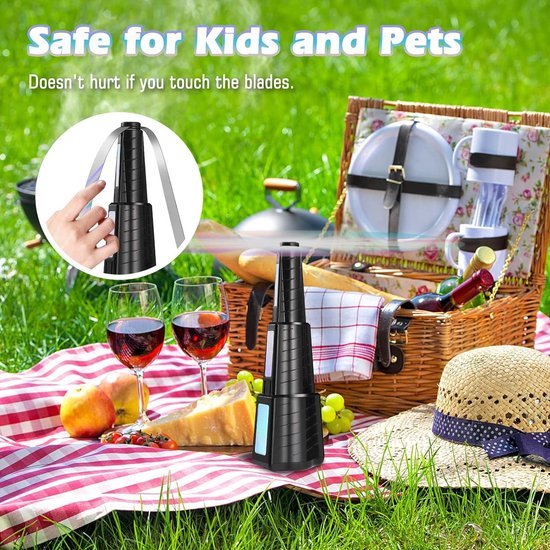 Ventilateur Anti Mouche De Table, Répulsifs Anti-Mouches