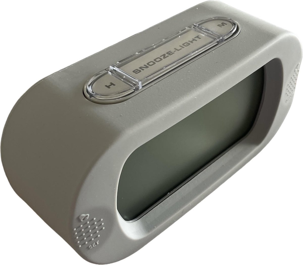 Digitale Wekker Klok - Grijs - Werkt Op Batterijen - 24uurs wekker - Makkelijk Instelbaar Alarm met Snooze en licht Functie - Kinderwekker Reiswekker - Digitale LED Klok/Wekker - Trendy Wekker Met Snooze functie - Stevige Alarmklok - Grijs — cadeau in Elektronica - foto 2