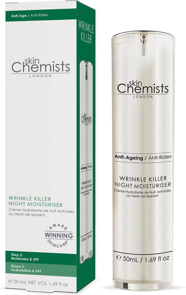 Goedkoopste Skin Chemist Anti-ageing wrinkle killer night moisturiser - anti rimpel nachtcreme