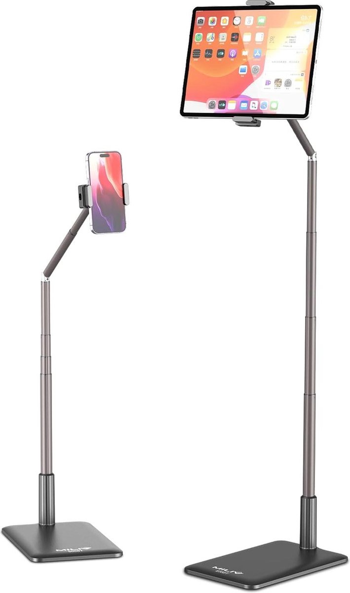Vloer Tablet Stand M006GBB1 - verstelbaar en draaibaar