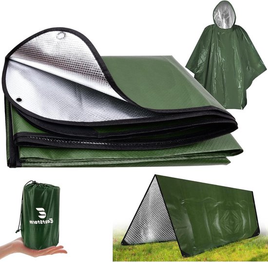 Outdoor Survival EHBO Thermische Mylar Nooddeken Houdt De Opwarming Warm Voor No