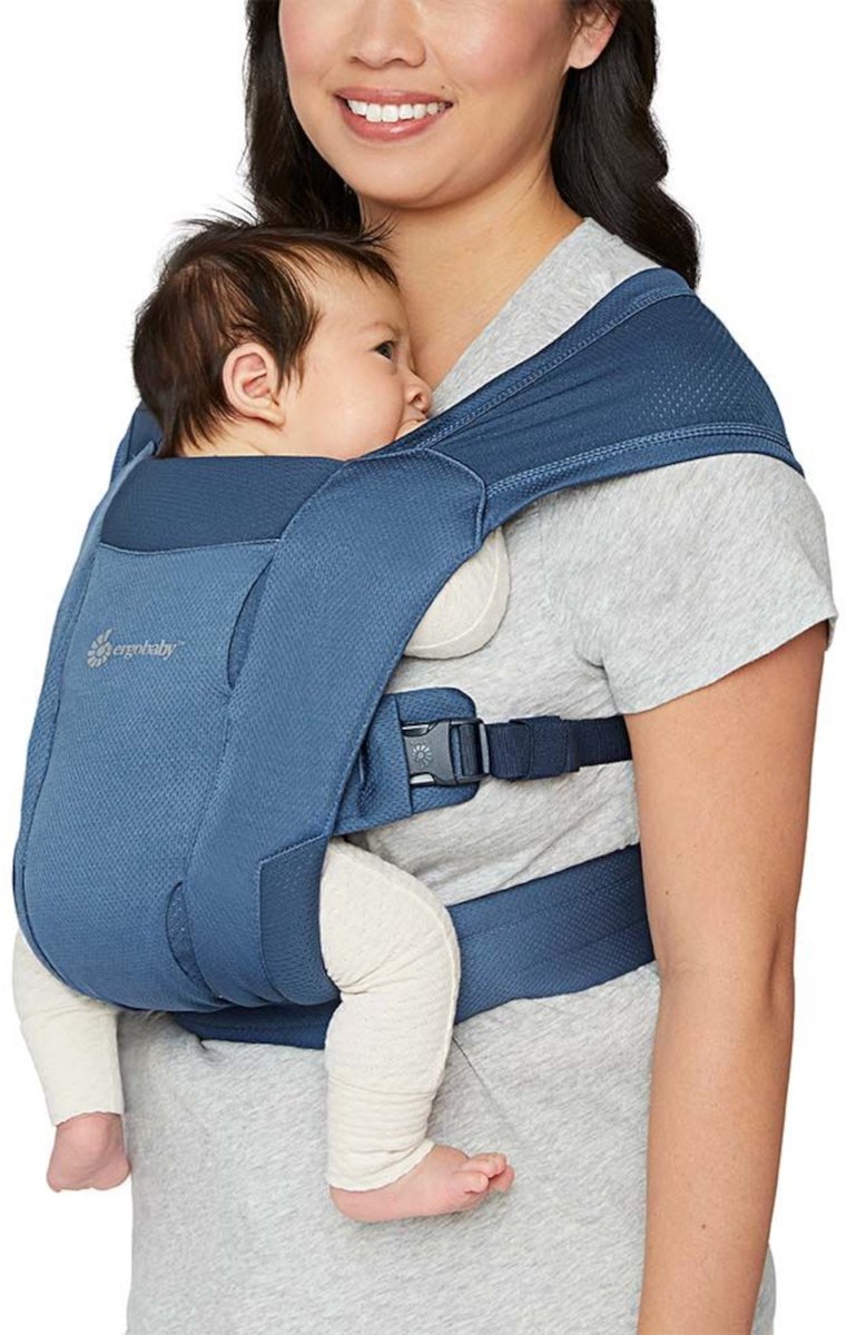 Ergobaby Embrace Soft Air Mesh Blue - draagzak baby – foto 7