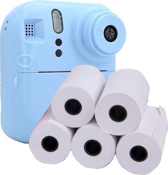 Afecto 57 x 25Mm Thermisch Papier - Wit - papier voor Kinder Camera - Instant Print papier - papier voor Kids Camera - Afdrukken - Papier Vervanging- 5 rollen