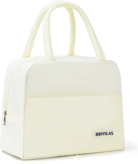 Foto: Koeltas pastel lichtgeel lunchtas polyester nylon 23 x 17 x 11 cm fashion favorite