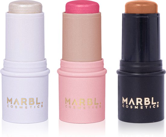 MARBL. Cosmetics Easy Stick & Blend Kit Light