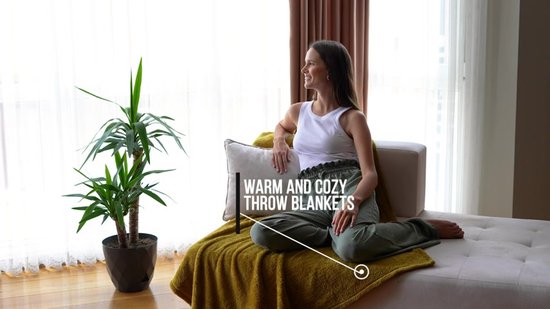 English Home Welsoft Deken - Zachte Bankdeken - Donzige Deken - Kampdeken - Buitendeken - Stranddeken - 120x170 cm - Bordeaux