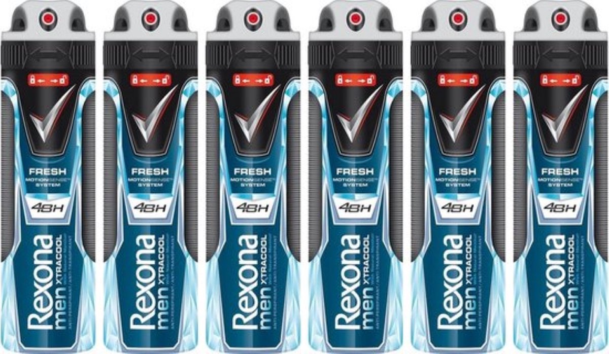 Goedkoopste Rexona Deo Spray Men Extra Cool 6 x 150 ml