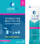 Liquid I.V. ® Hydration Multiplier ® Elektrolyten Poeder - Passion Fruit Flavour - gemakkelijk te openen stick, gebruik met 500 ml water - 15 sticks