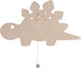 Baby's Only Houten wandlamp babykamer & kinderkamer - Dino - Wonder - Bruin - FSC-keurmerk - Duurzame ledverlichting - 25.000 branduren - Eenvoudig aan de muur te bevestigen