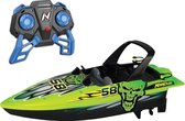 Nikko RC boot - Speedboot - afstand bestuurbare RC boot - water action tot 2,5 km/u - bereik to 25m - voor kinderen vanaf 6 jaar - ca. 30 cm - groen