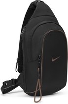Nike Essentials Sling Bag - Zwart/Groen - 8 Liter - Unisex