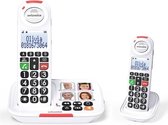 Swissvoice XTRA2155 Grote Toetsen Senioren DECT telefoon vaste lijn |Foto toetsen | Antwoordapparaat