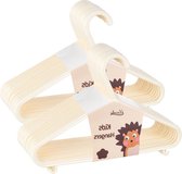 40 Pack Plastic Kinderkleding Hangers - Beige - Rok Broek Bar - Voor Kids Kleding - 285 x 175 cm