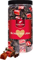 Côte d'Or Chokotoff chocolademix puur & melk "Ik Hou Van Jou" - chocolade met toffee - 800g