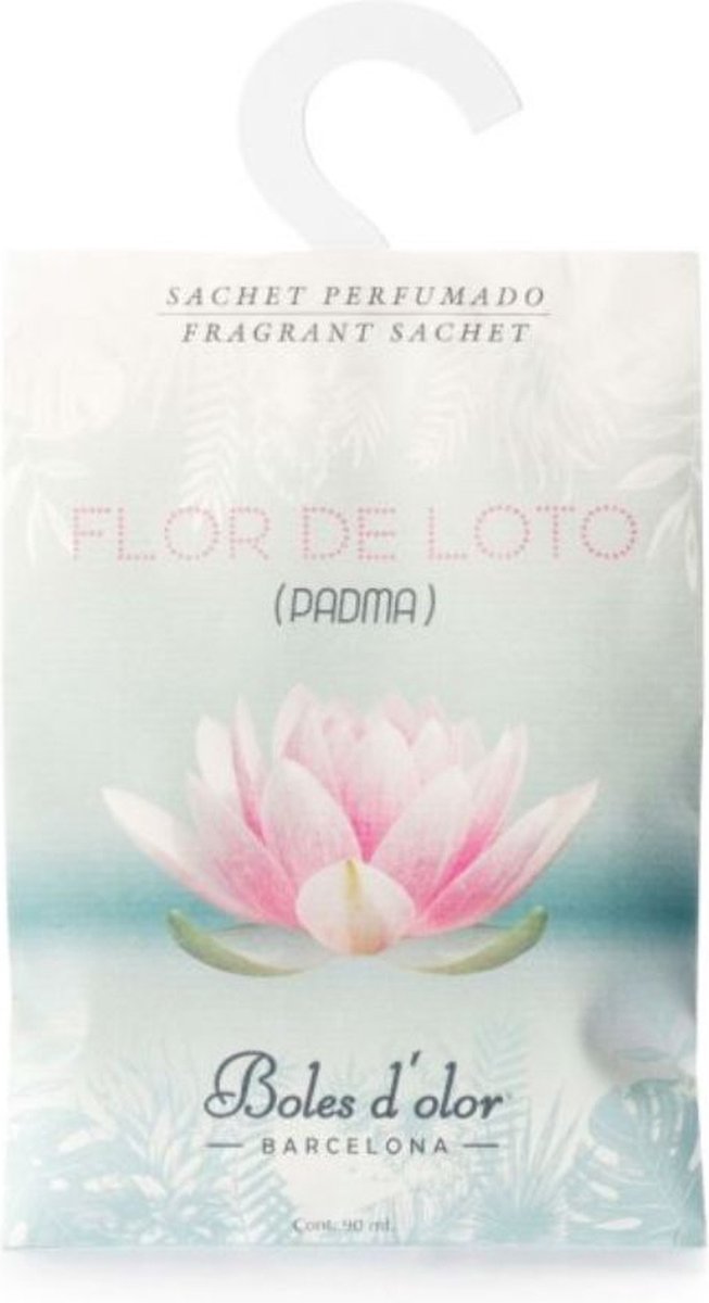 Boles d' Olor Geurzakje Flor de Loto 4 stuks