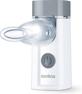 Sanitas SIH 52 Inhalator - Vernevelaar - Aerosoltoestel - Voor volwassenen en kinderen - Geschikt voor op reis - Mesh technologie - Desinfecteerbaar - Incl. Micro-USB-kabel, mondstuk & 2 maskers - 2 Jaar garantie