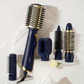LooXs - Elektrische Haarborstel Voor Prefect Krullend Haar - Föhnborstel - 220V - Stijltang - Haardroger - Volumeborstel - Krultang Hete lucht Borstel - Multifunctionele Haarborstel