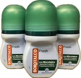 Borotalco Active Fresh Deodorant Roll-On Acohol vrij 3x 50 ml