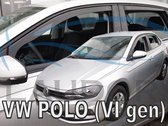 Zijwindschermen geschikt voor set VW Polo 5-drs 2017- V + A Ramen