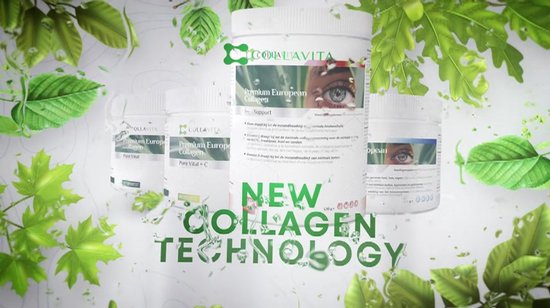 Collavita Collagène Powder - Avec Vitamine C - 100% Naturel - Peau, Cheveux et Ongles