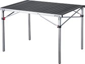 Aluminium campingtafel, oprolbaar, klaptafel voor 4-6 personen, tot 80 kg belastbaar, 107 × 70 × 70 cm