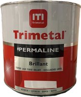 Trimetal Permaline Brillant - Superglanzende aflak solventbasisi- RAL 9016 Verkeerswit - 2.50 L