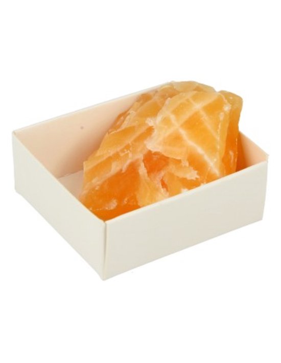 Ruwe Edelsteen Calciet Geel of Oranje