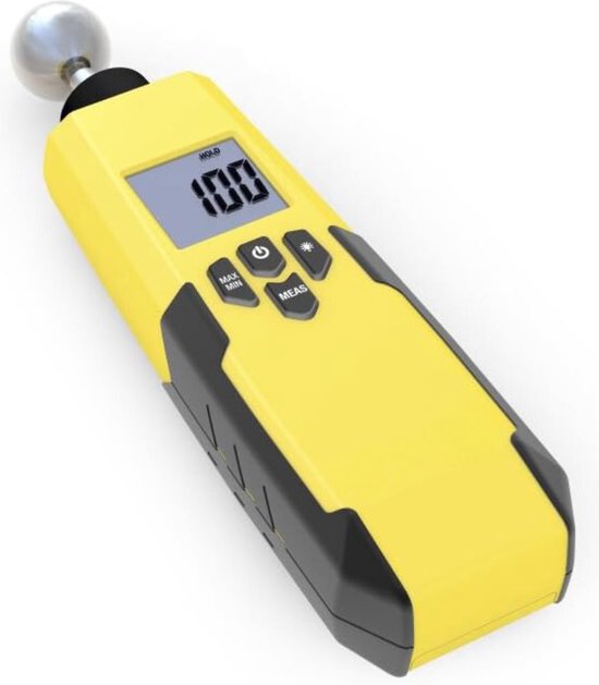 PeakTech P 5201 5201 - moisture indicator, material moisture meter, moisture meter for wood, wall, plaster, masonry, moisture detector - mesh depth: 20-40 mm, Multicolor
