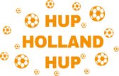 PLAKHET Nederlands elftal stickers | EK & WK raamsticker | Hechtende raamstickers | Hup holland hup ORANJE | Raamdecoratie voetbal | EK stickers | EK raamstickers