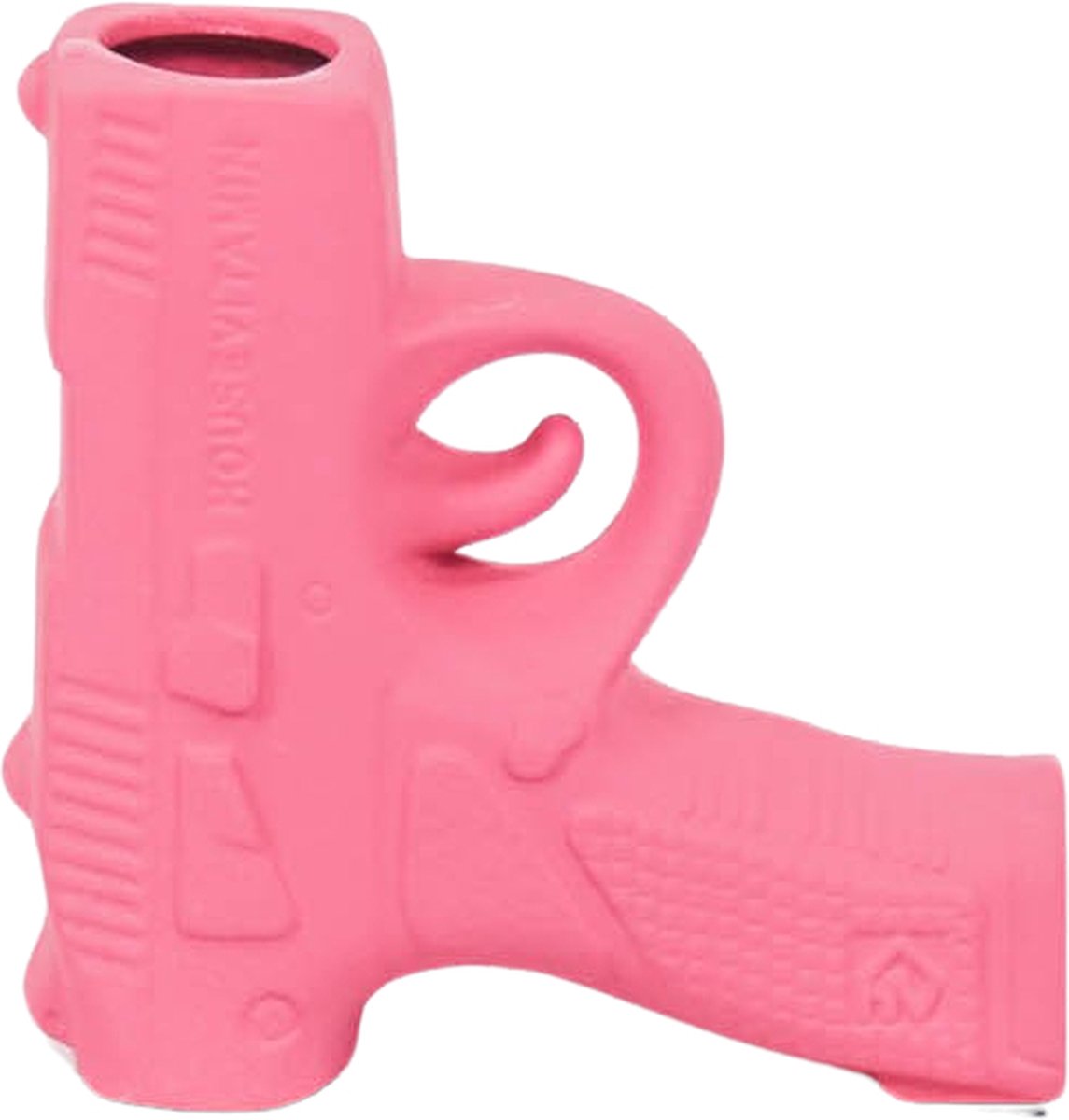 Housevitamin Gun Flower Vase S - Ceramics- Neon Pink-12x5x12cm